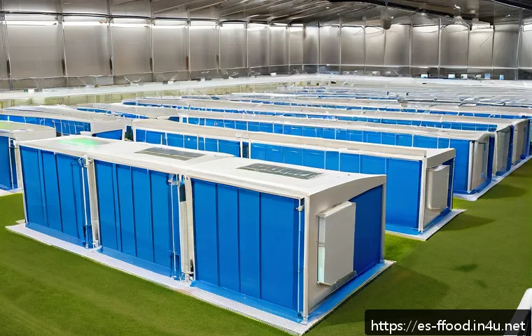 곤충 단백질의 장점 - A modern, clean indoor cricket farm in Spain featuring automated climate-controlled enclosures with ...
